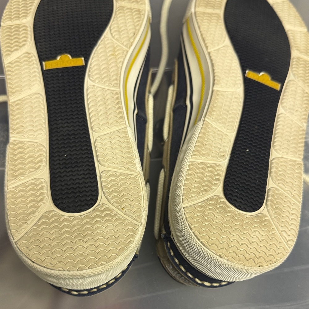 Sebago boat shoes Navy and Tan Deck Shoes - Picture 7 of 10